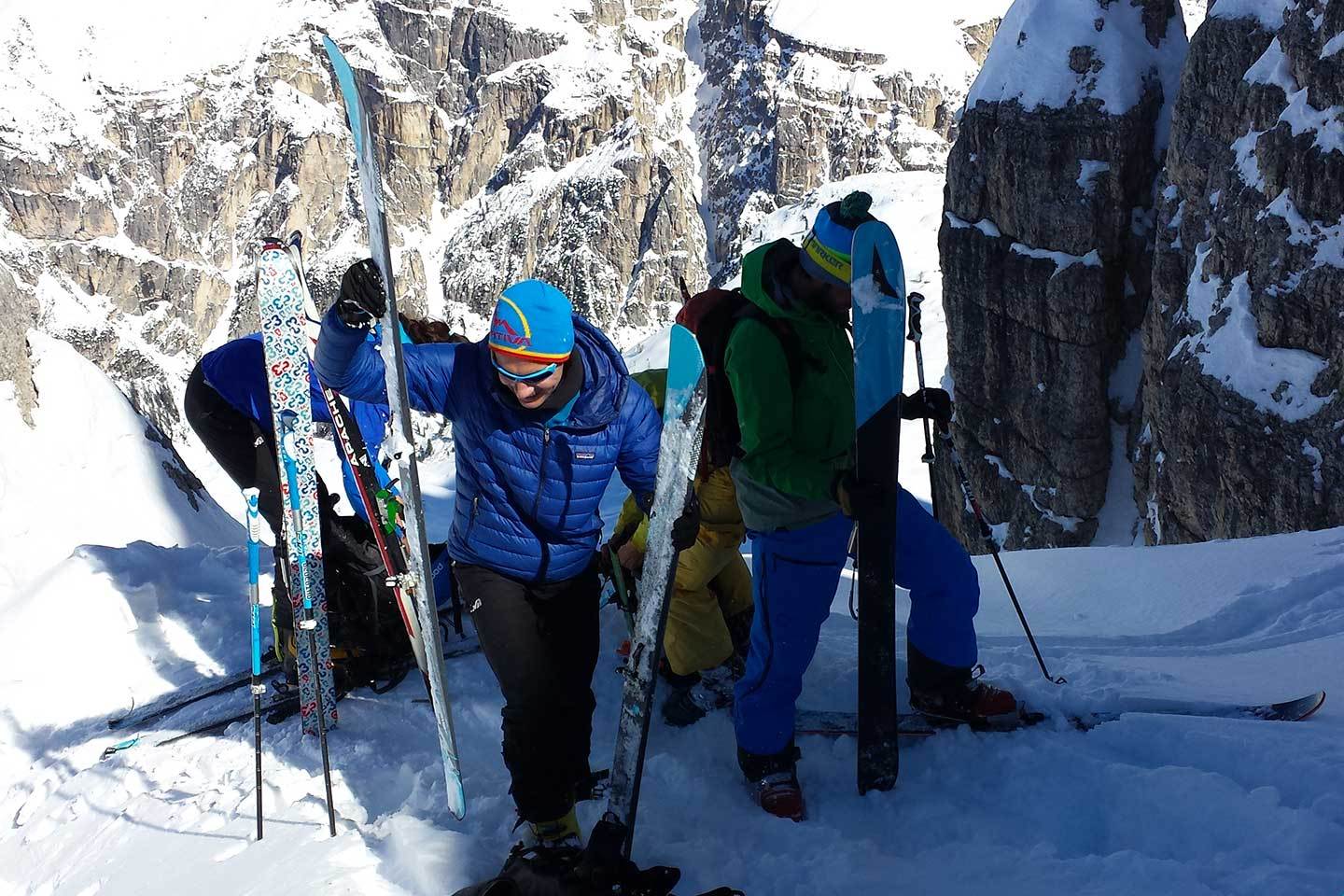 Sci Alpinismo alle Tre Cime di Lavaredo