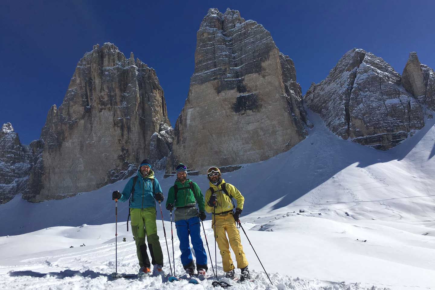 Ski Mountaineering in Tre Cime di Lavaredo