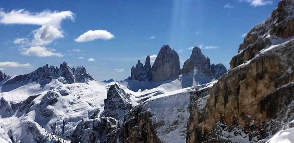 Sci Alpinismo al Lastron dei Scarperi dalla Val Fiscalina