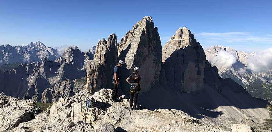 Via Ferrata nelle Tre Cime di Lavaredo, Paterno & Torre di Toblin