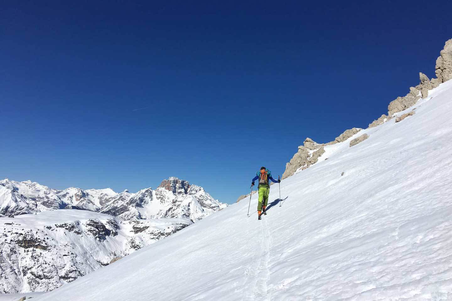 Complete Ski Mountaineering Tour of the Tre Cime di Lavaredo