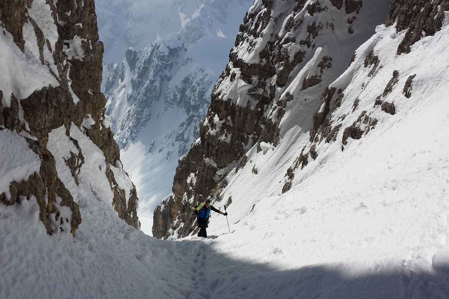 Complete Ski Mountaineering Tour of the Tre Cime di Lavaredo