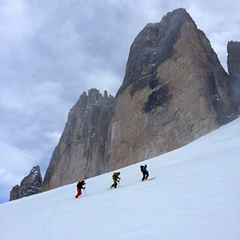 Tour Sci Alpinistico Completo delle Tre Cime di Lavaredo