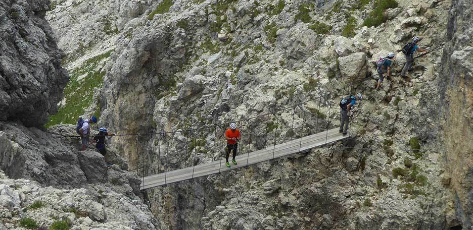 Ferrata Brigata Tridentina al Sella