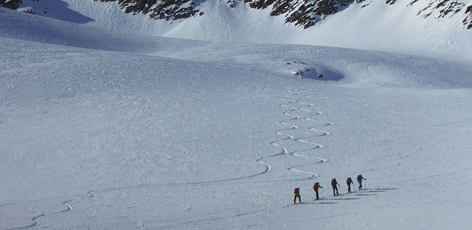 Sci Alpinismo a Cima Tuckett da Franzenshohe