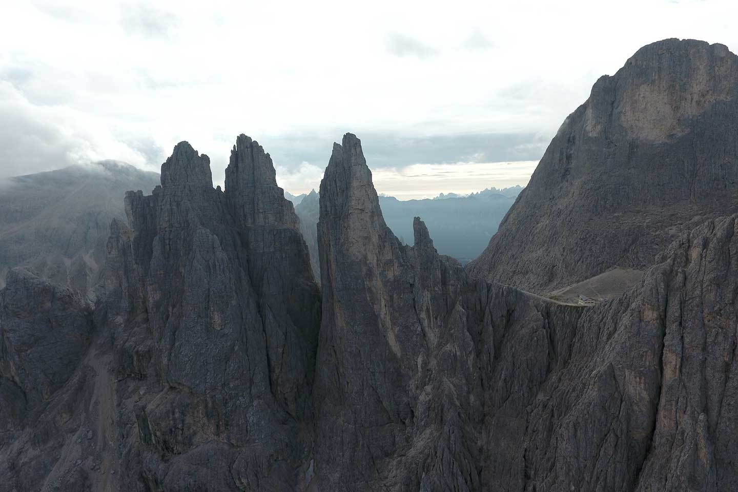 Trekking to Torri del Vajolet and Rifugio Re Alberto