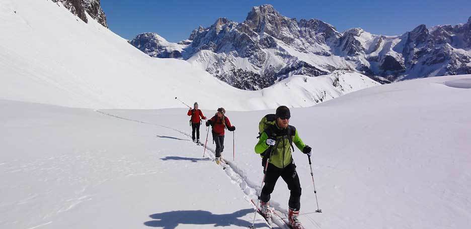 Sci Alpinismo a Cima Valcigolera da Passo Rolle