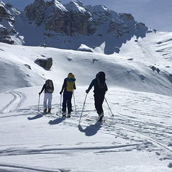 Sci Alpinismo al Picco di Vallandro nel Parco Naturale Fanes-Senes-Braies