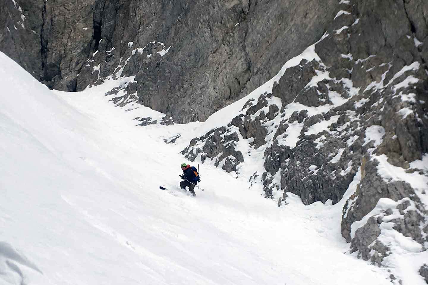 Sci Alpinismo alla Val Scura al Sassongher