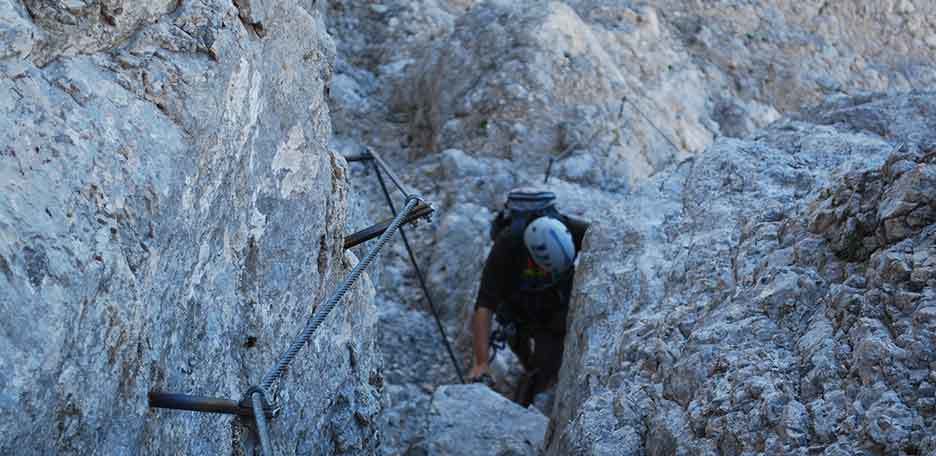 Ferrata del Porton e Ferrata del Velo nelle Pale di San Martino