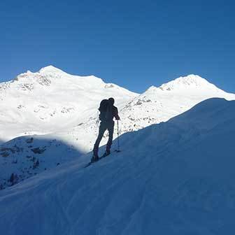 Ski Mountaineering to Mount Cima del Vento in Valle Aurina & Tures