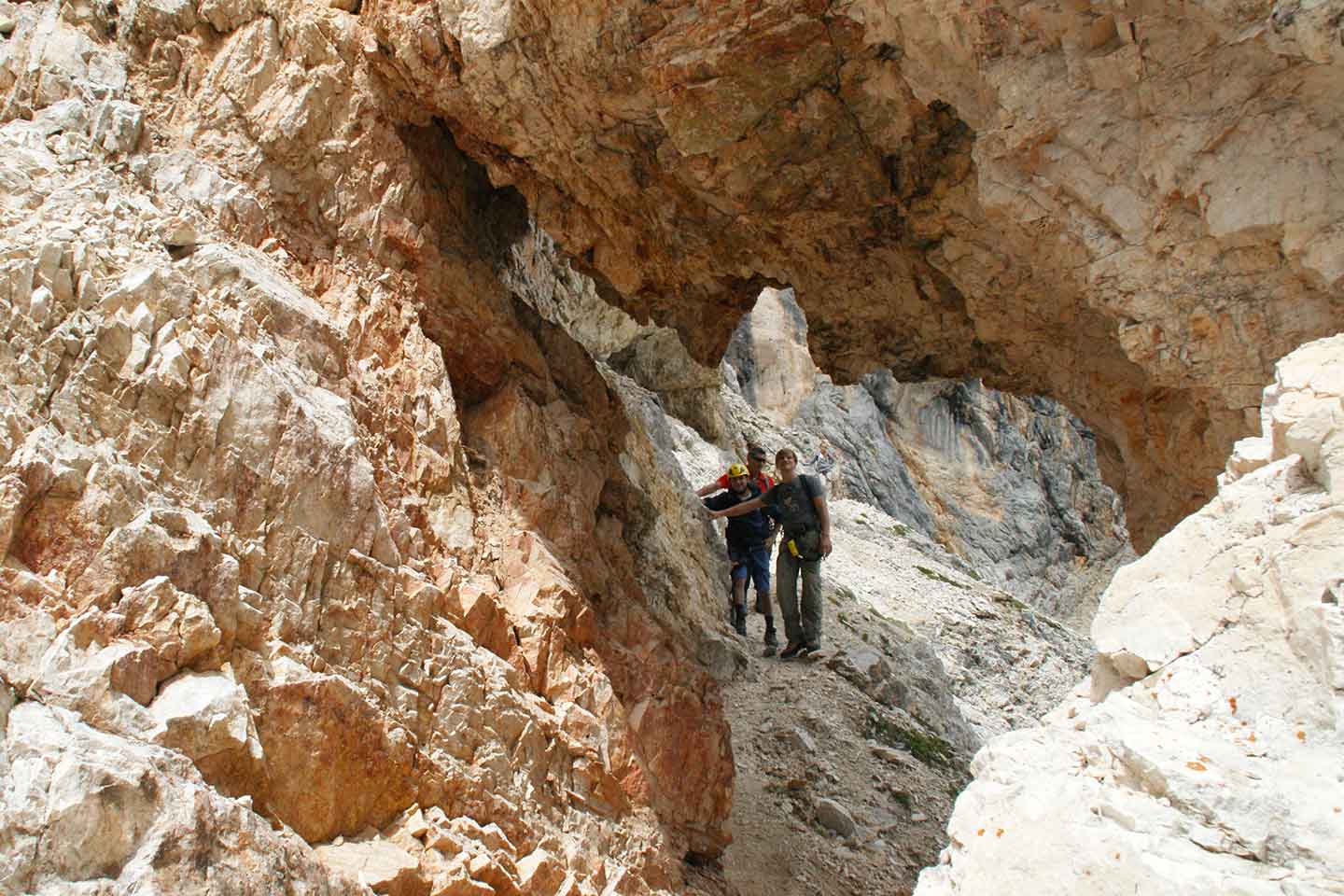 Trekking alla Cengia Veronesi nel Gruppo di Fanis