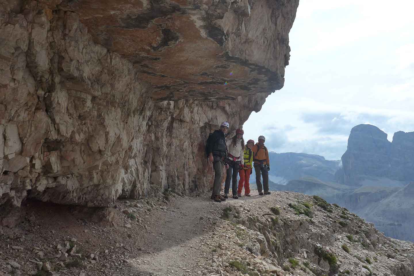 Trekking alla Cengia Veronesi nel Gruppo di Fanis