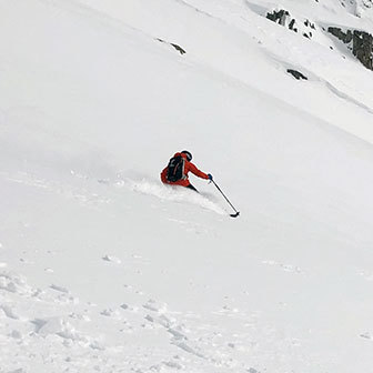 Sci Ripido in Monte Rosa, Freeride alla Punta Vittoria