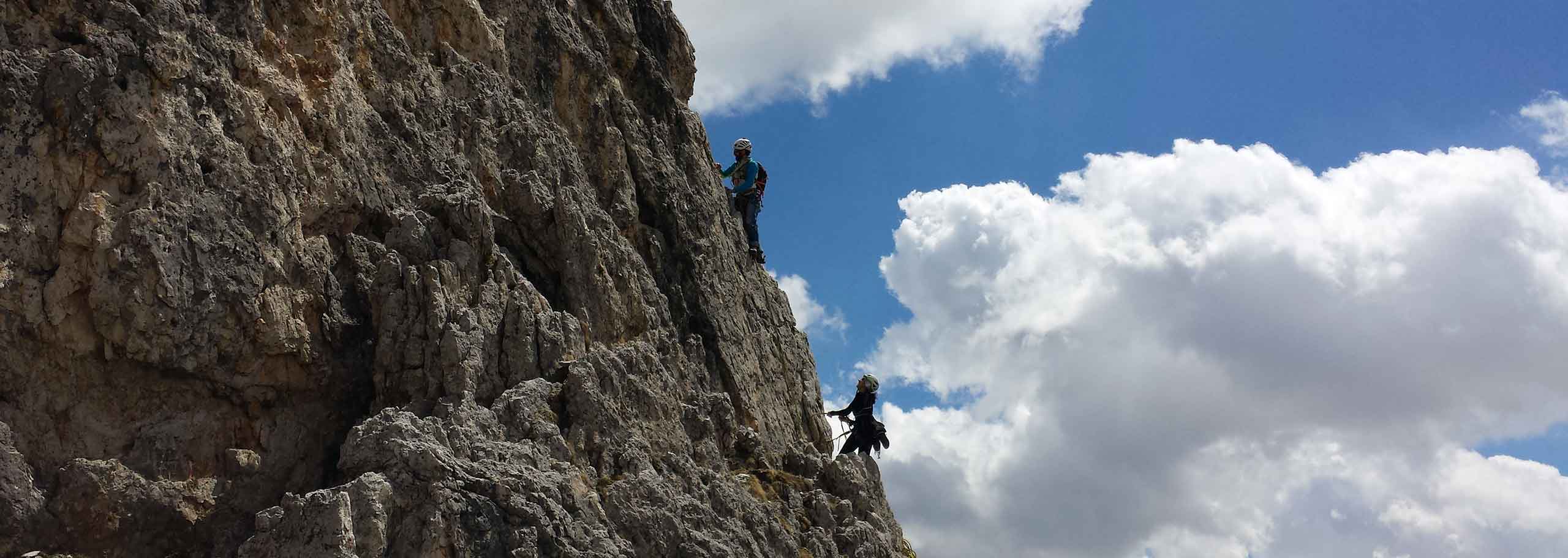 Arrampicata in Val Gardena, Corsi e Vie di Arrampicata