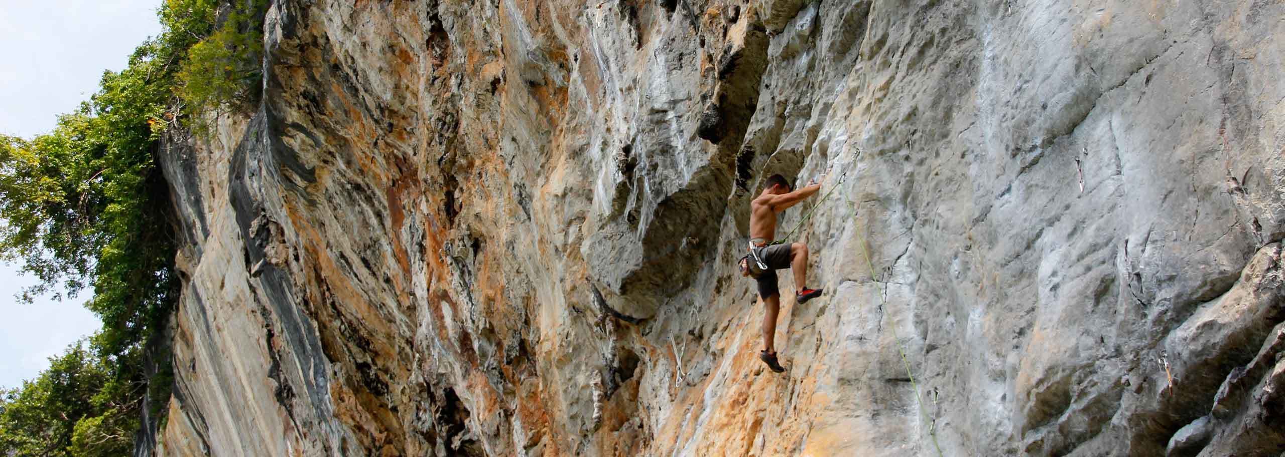 Rock Climbing in Lumignano with a Mountain Guide