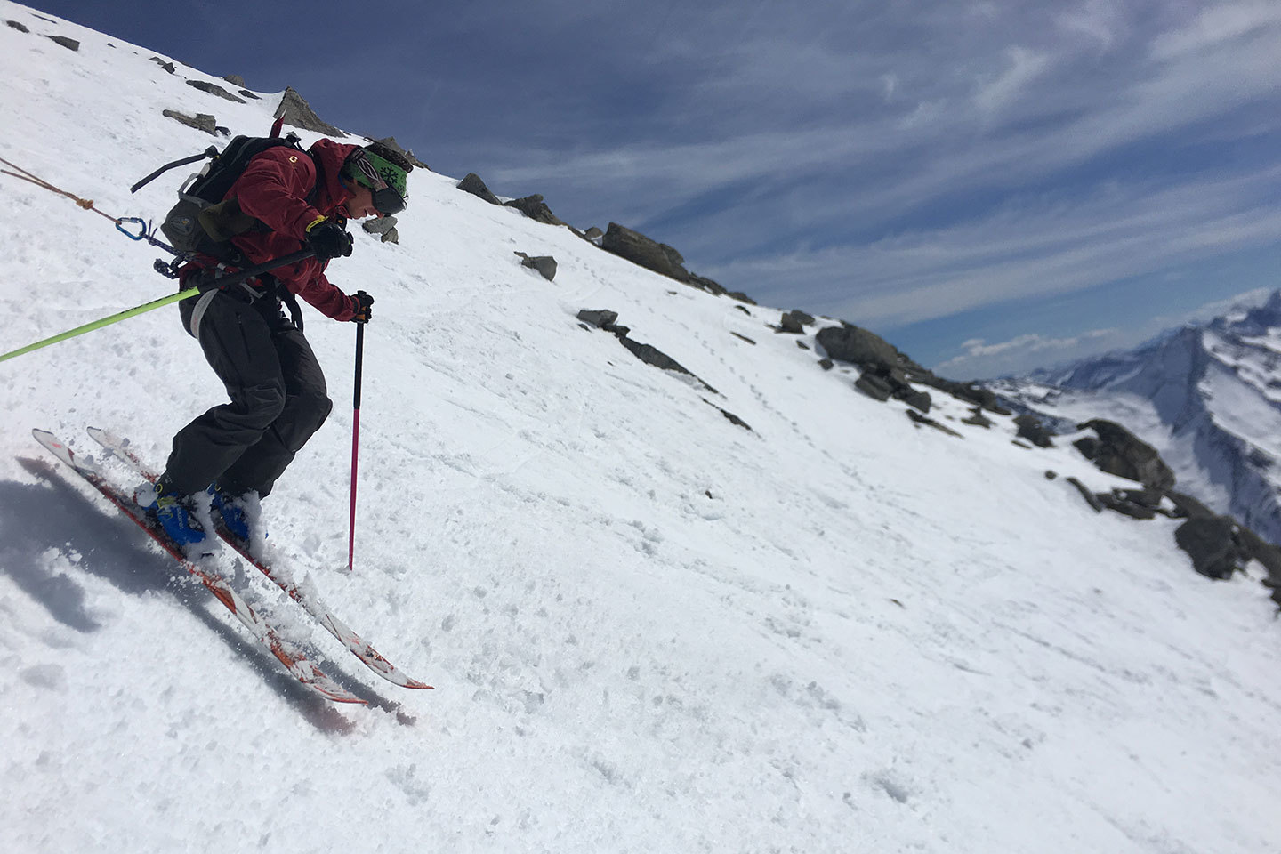 Ski Mountaineering in Sestriere with Mountain Guide