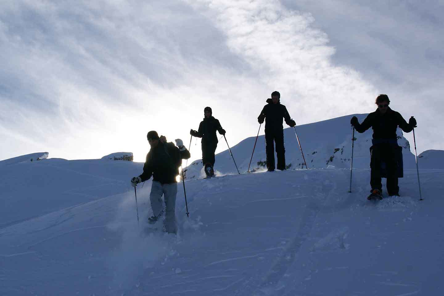 Snowshoeing in Val Casies, Guided Hiking on Snowshoes