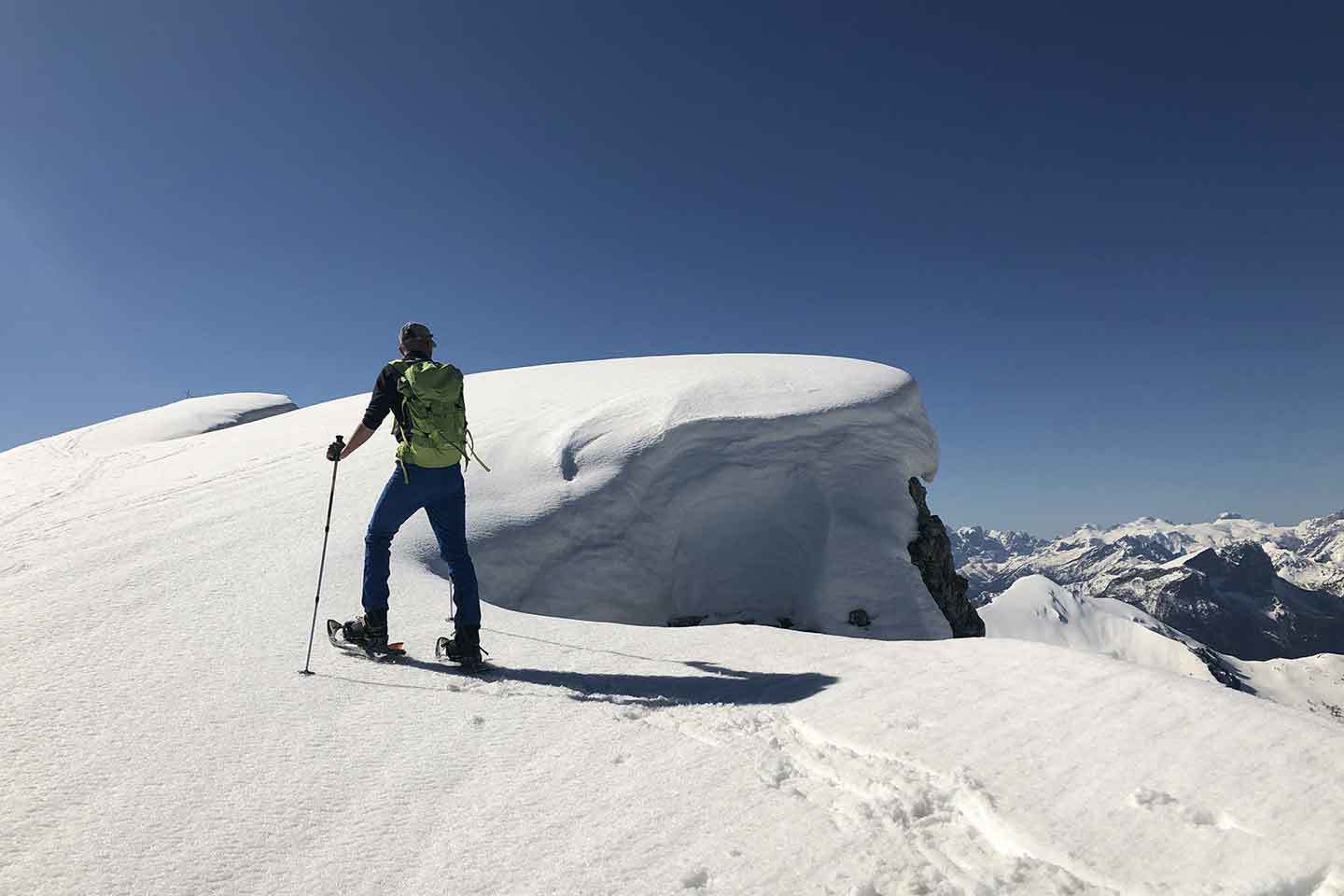 Snowshoeing in Ortisei