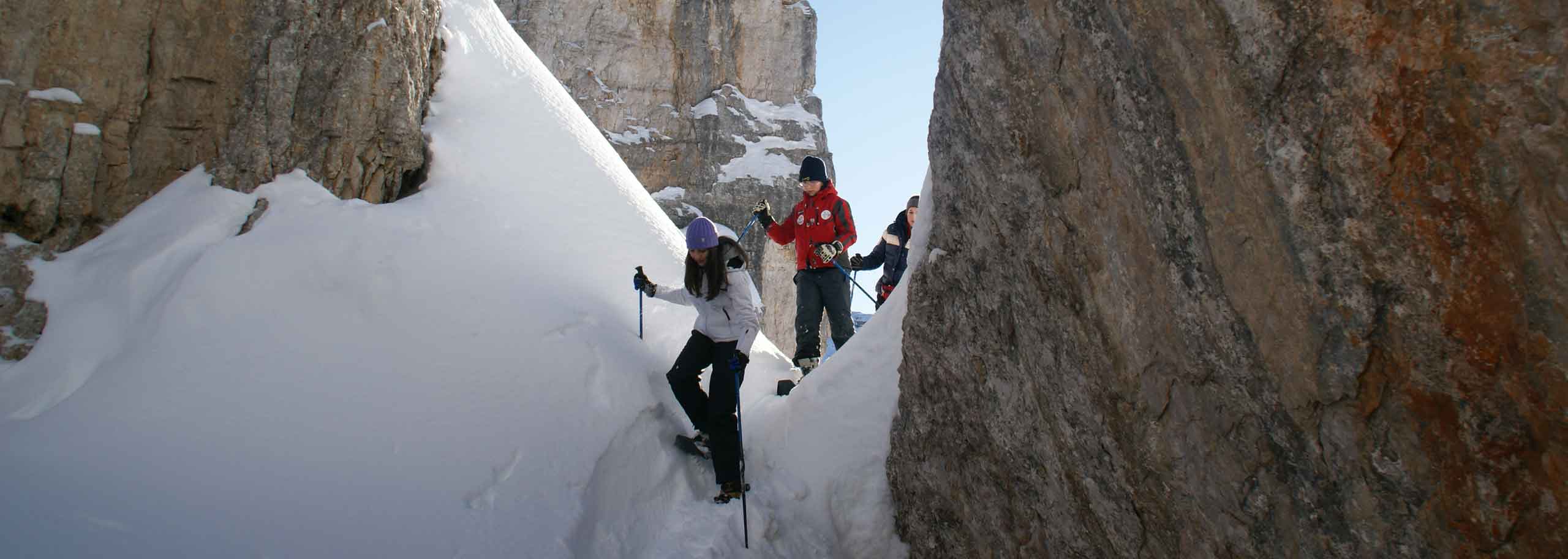 Snowshoeing in San Martino di Castrozza, Guided Snowshoes Hiking