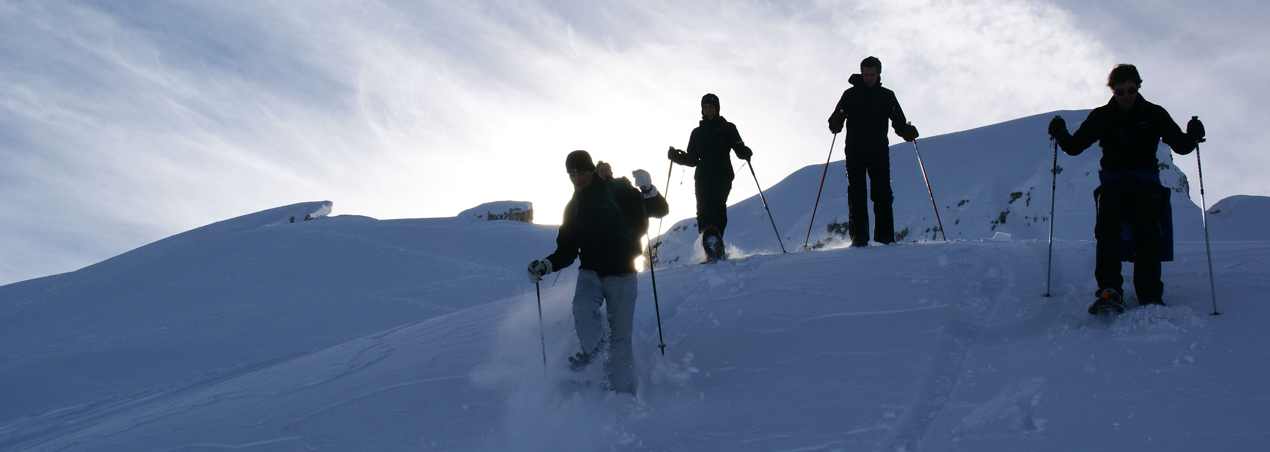 Snowshoeing with a Mountain Guide in Val Pusteria