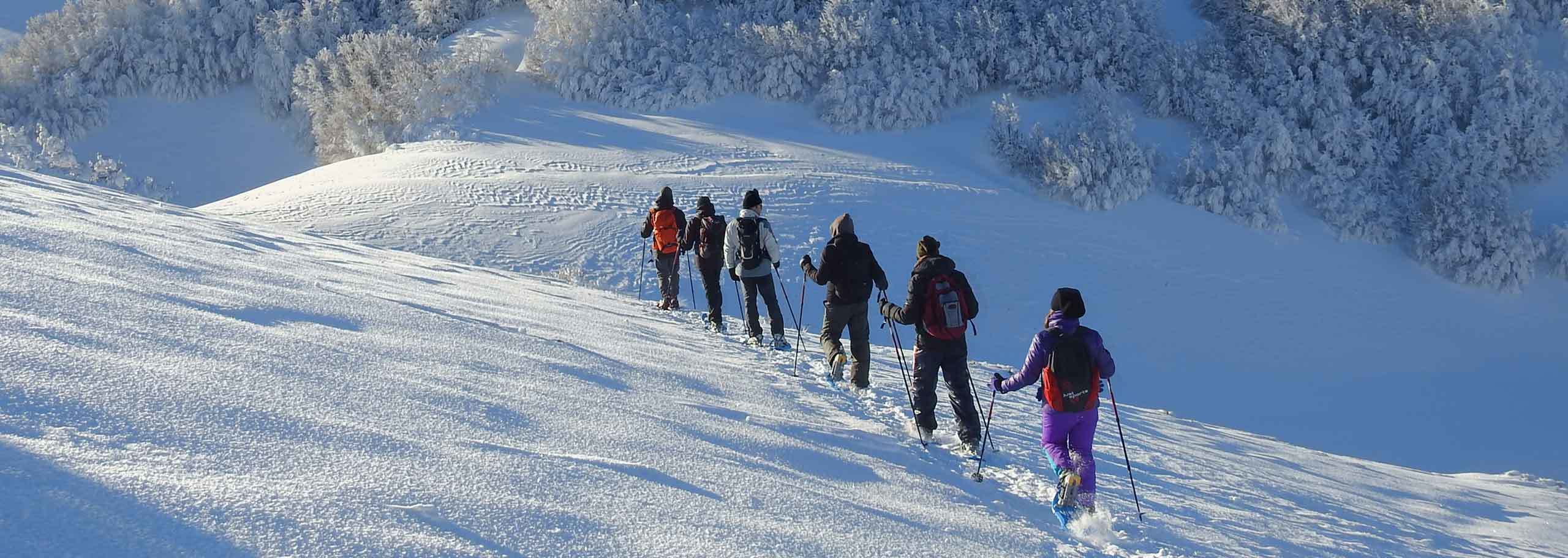 Ciaspolata nel Gran Sasso con Guida Alpina