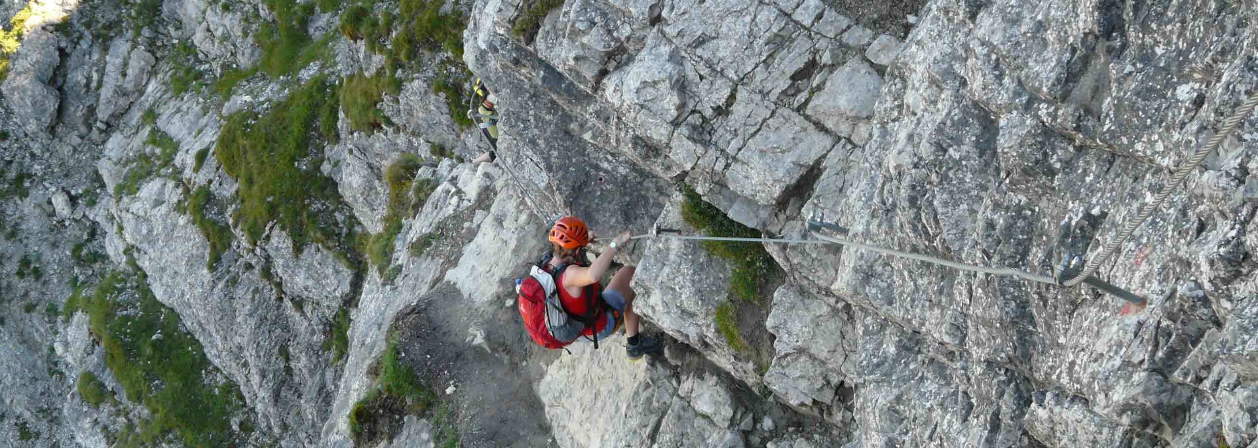 Via Ferrata in Sauze d'Oulx with a Mountain Guide