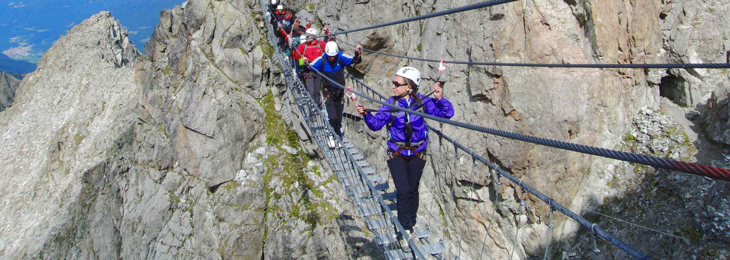 Via Ferrata in Pontedilegno Tonale, Guided Via Ferrata Trips