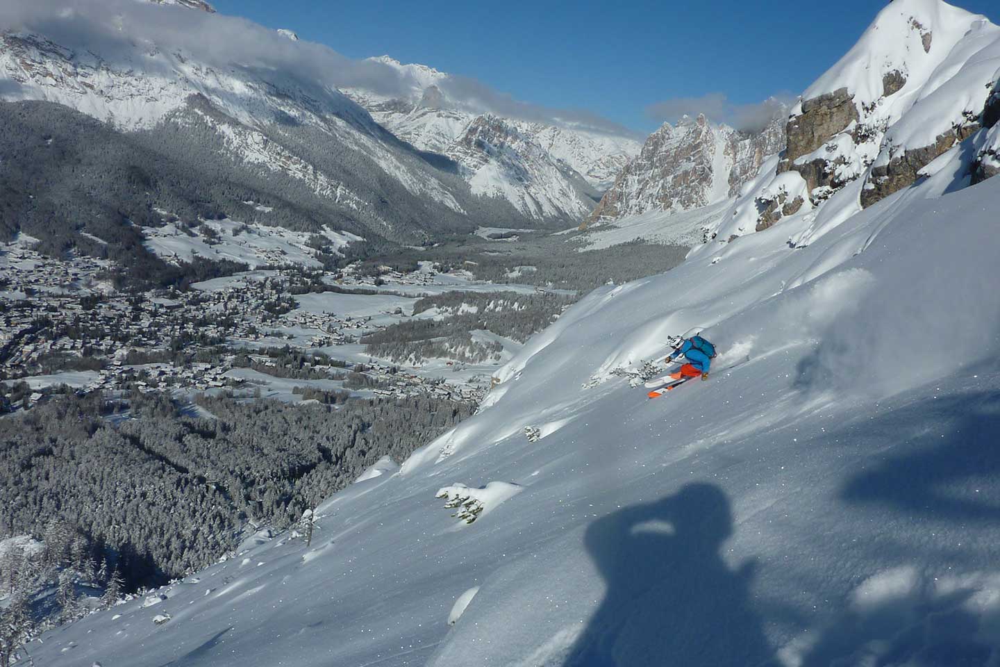 Off-piste Skiing in Cortina d'Ampezzo, Guided Freeride Skiing Trips