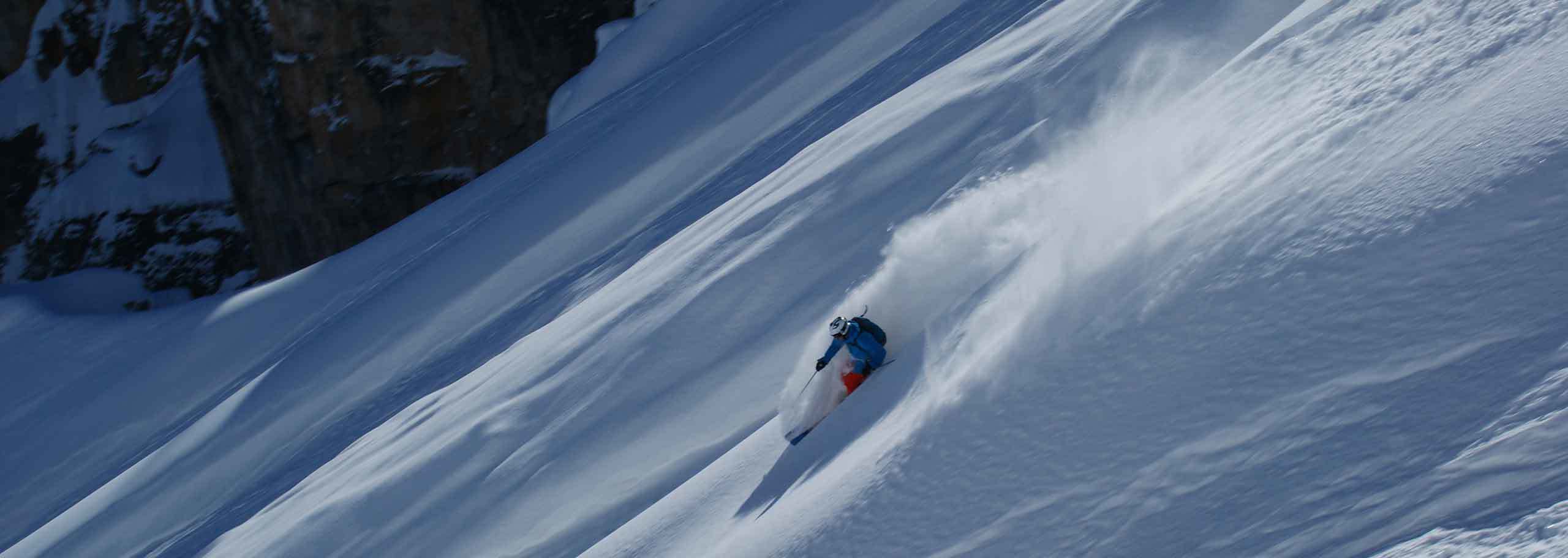 Freeride in Dolomiti, Sci Fuoripista con Guida Ampina