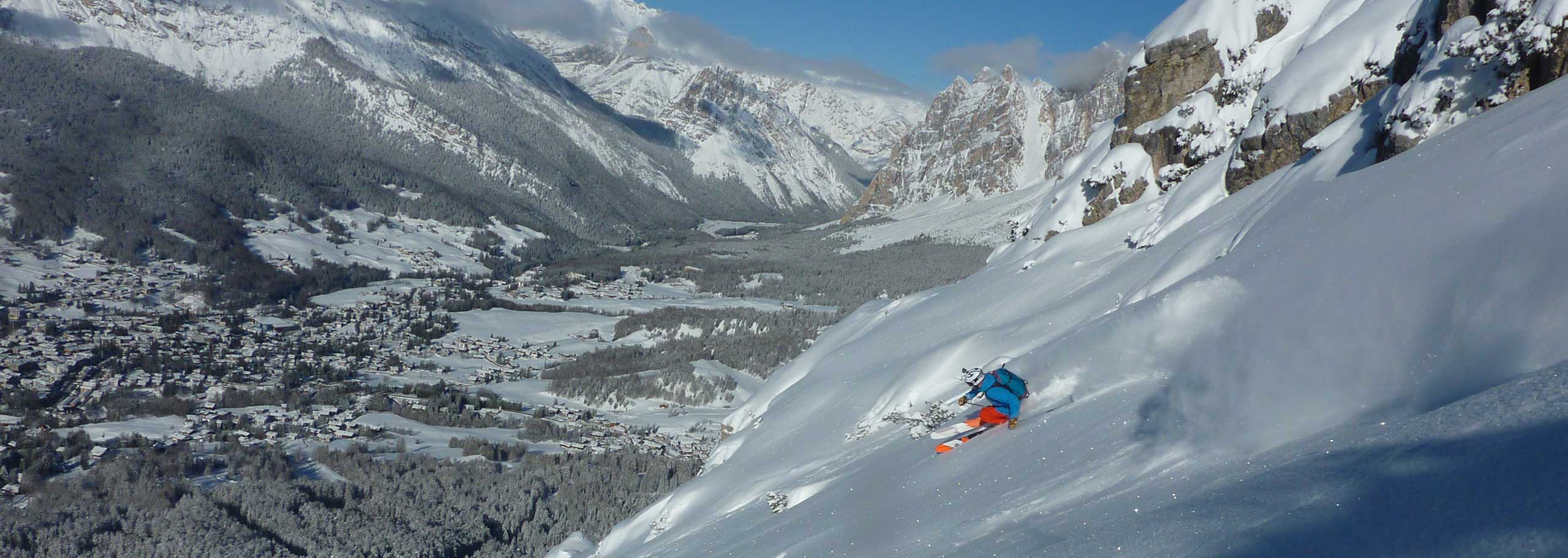 Off-piste Skiing with a Mountain Guide in Cortina d'Ampezzo