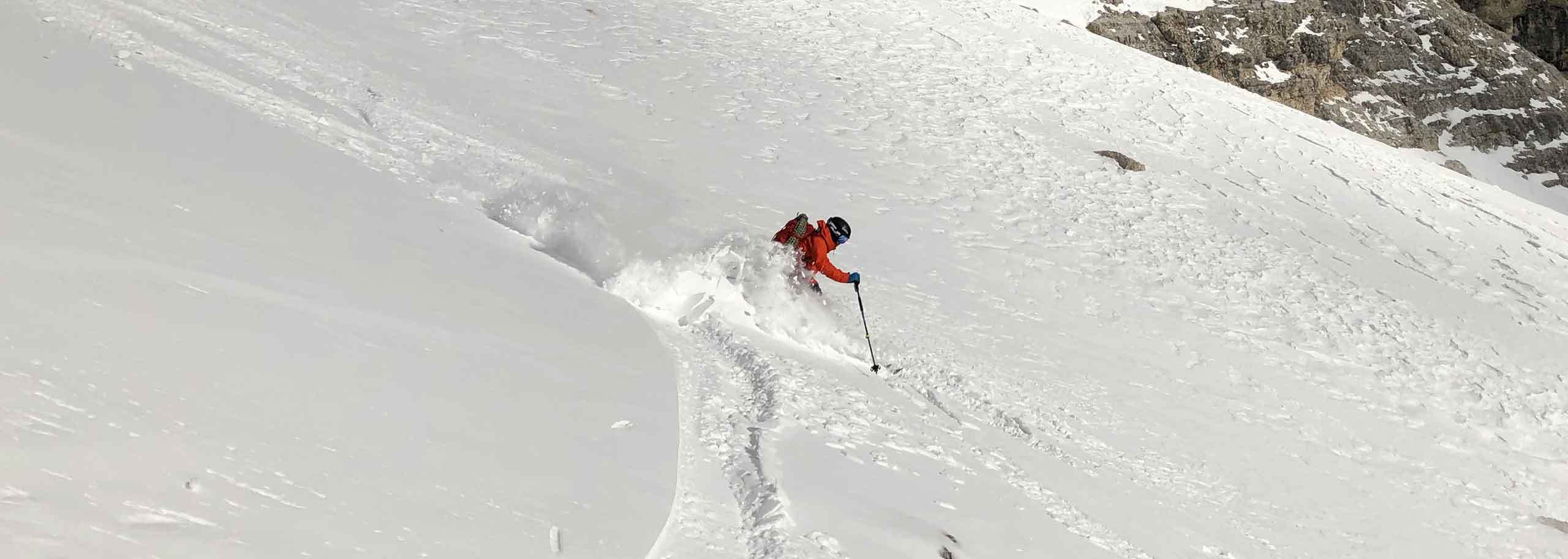 Off-piste Skiing with a Mountain Guide in Obereggen Latemar