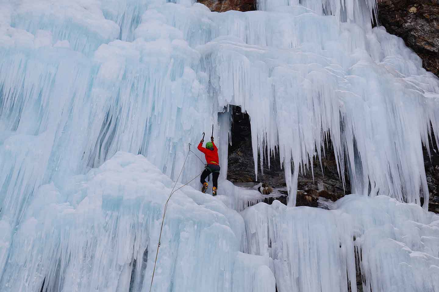 Arrampicata su Ghiaccio a Bormio con Guida Alpina