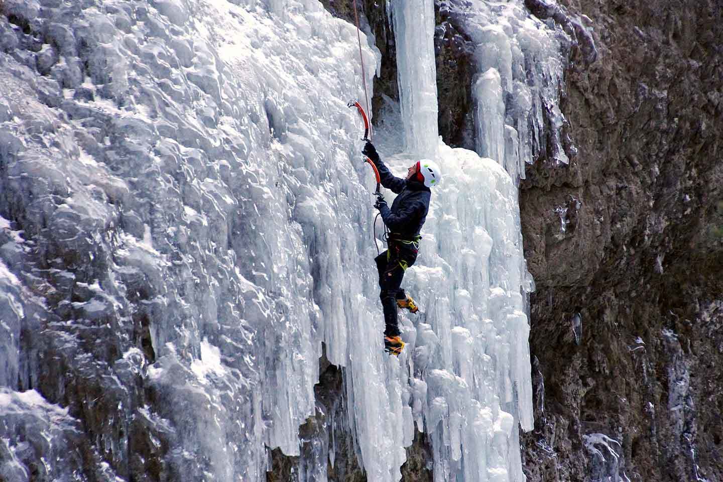 Arrampicata su Ghiaccio in Val di Rabbi, Cascate di Ghiaccio Valorz