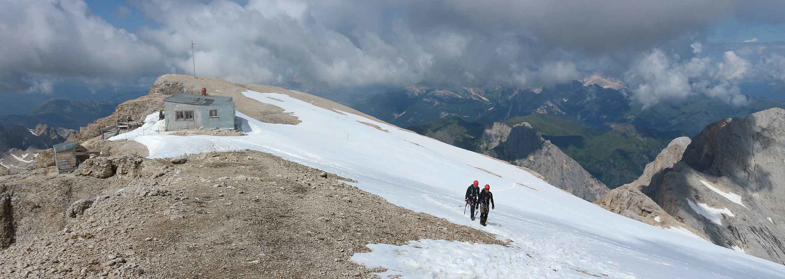 Mountain Climbing in Marmolada, Guided Mountaineering Experience