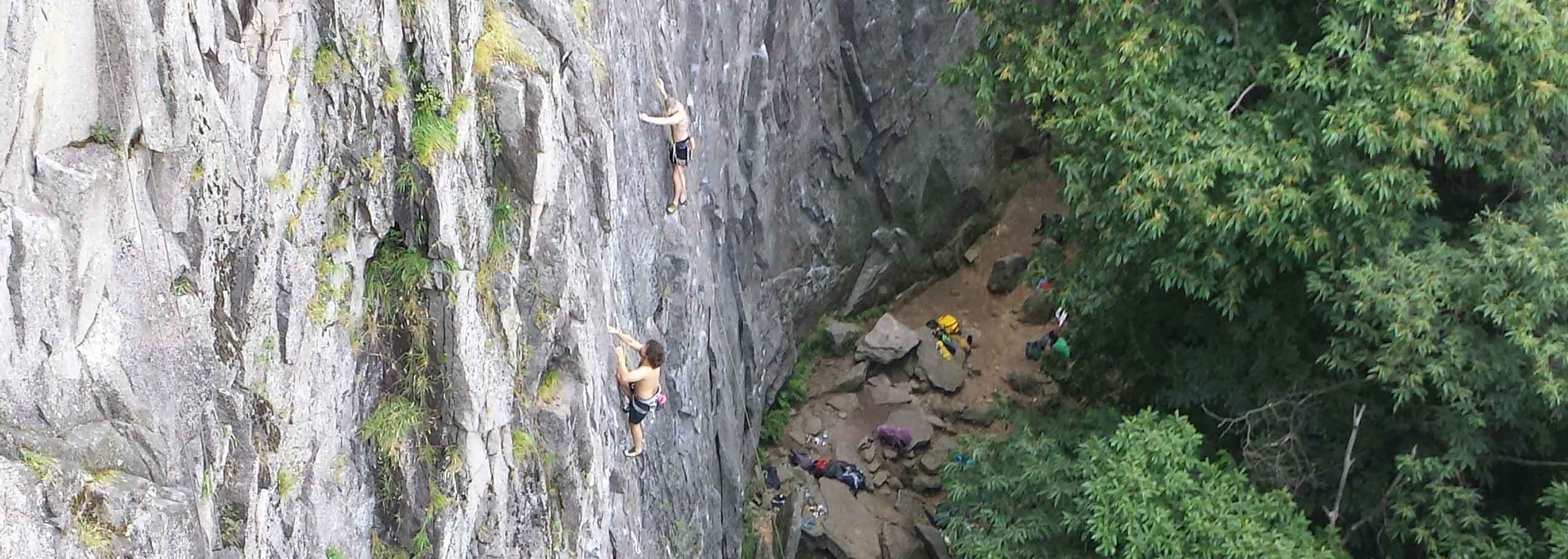 Rock Climbing in Euganean Hills with a Mountain Guide