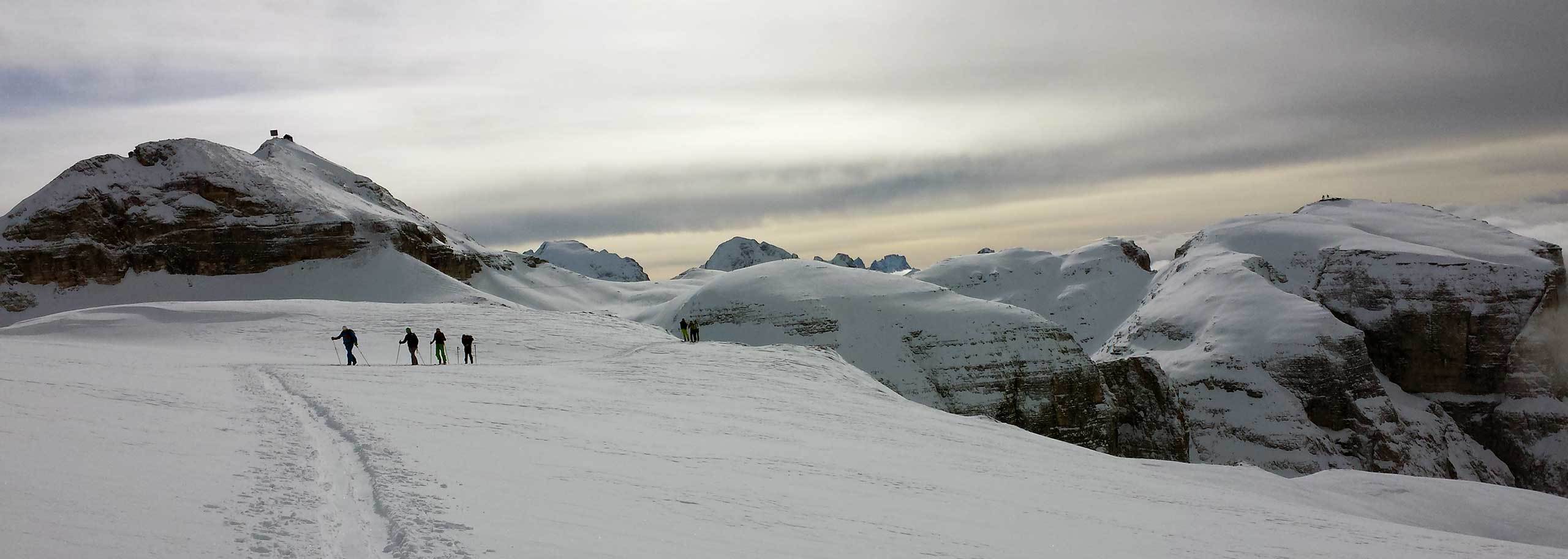 Ski Mountaineering in Moena with a Mountain Guide