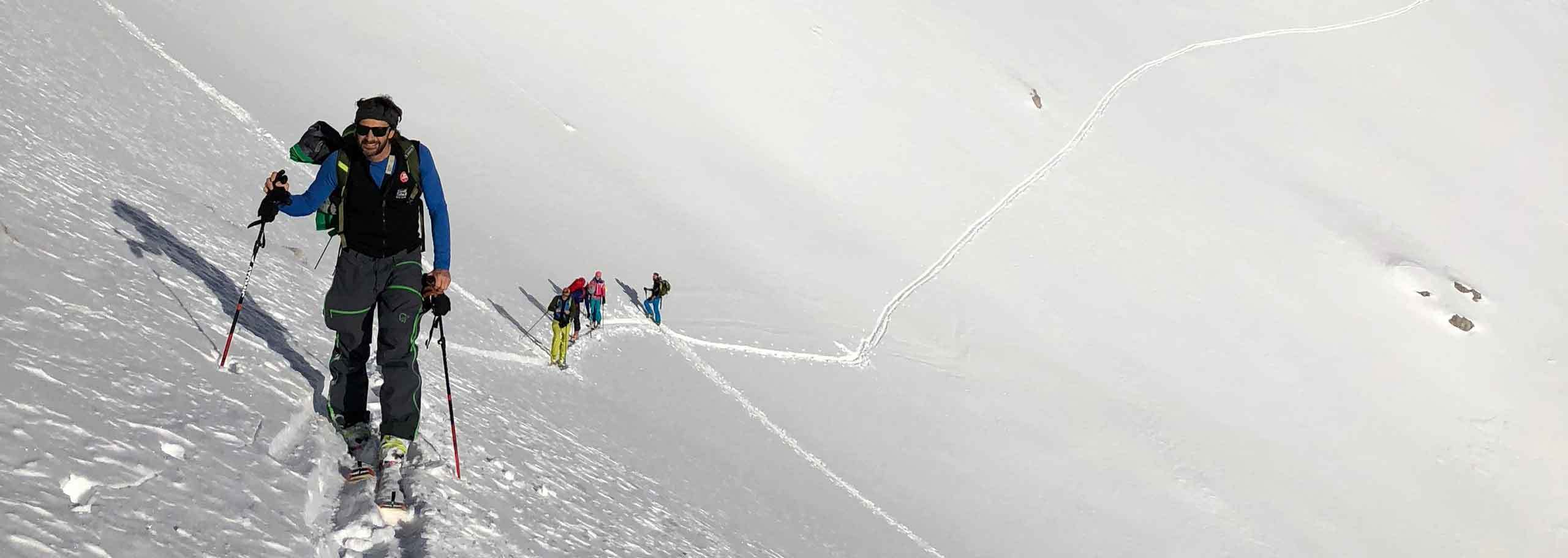 Santa Caterina Valfurva Ski Mountaineering, Guided Ski Touring Experience