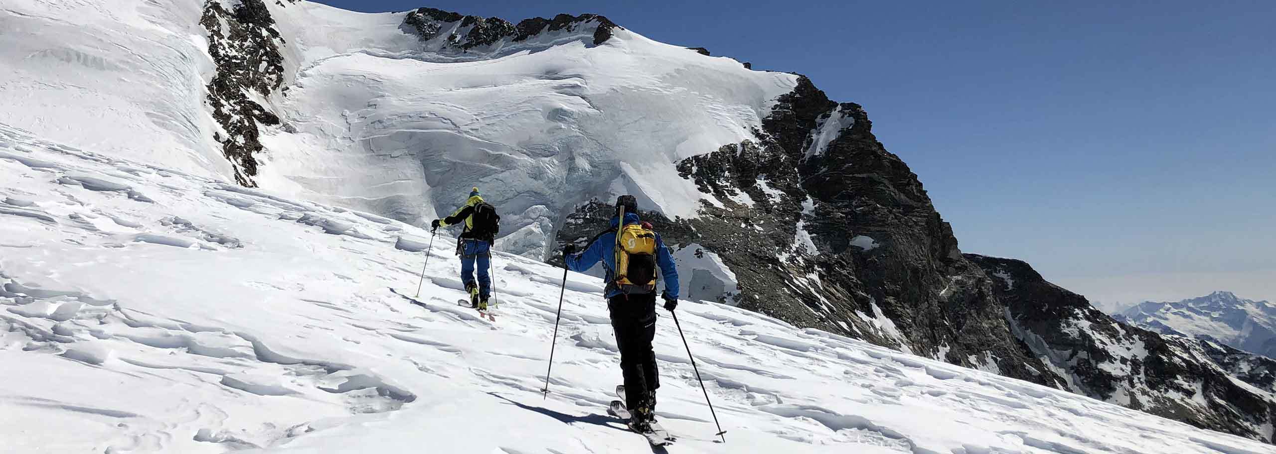 Sci Alpinismo ad Alagna Valsesia nel Monte Rosa