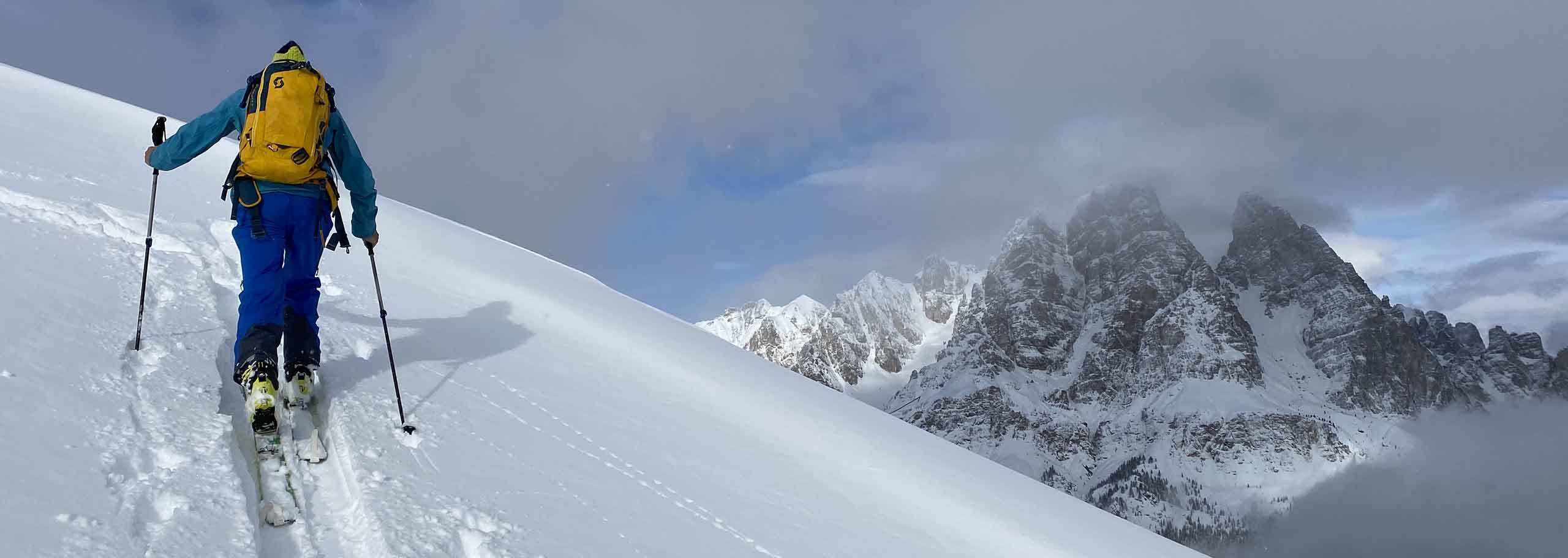 Sci Alpinismo con Guida Alpina in Dolomiti