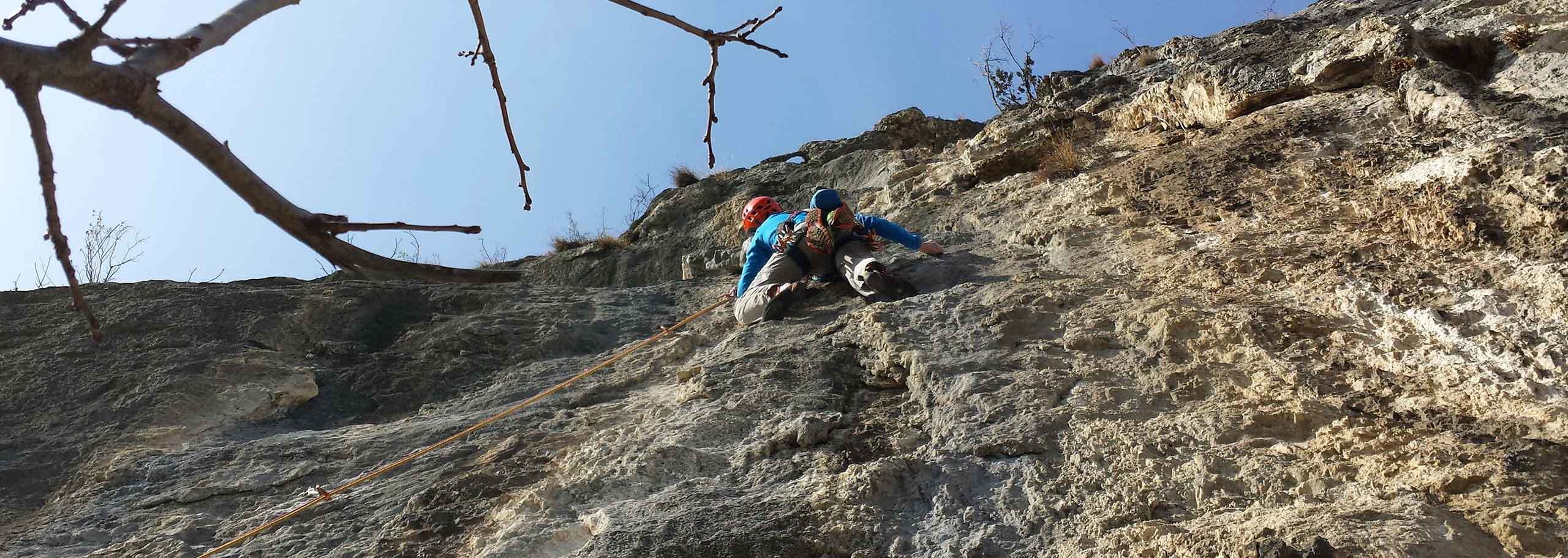 Climbing with a Mountain Guide in Solda